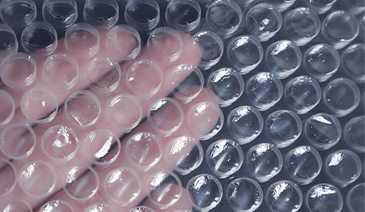 what do we call plastic packaging air bubbles​